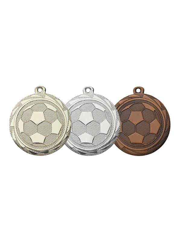Medaille E3006 Voetbal | Sportprijzen Vught